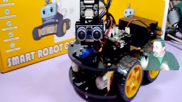 The fully built robot car